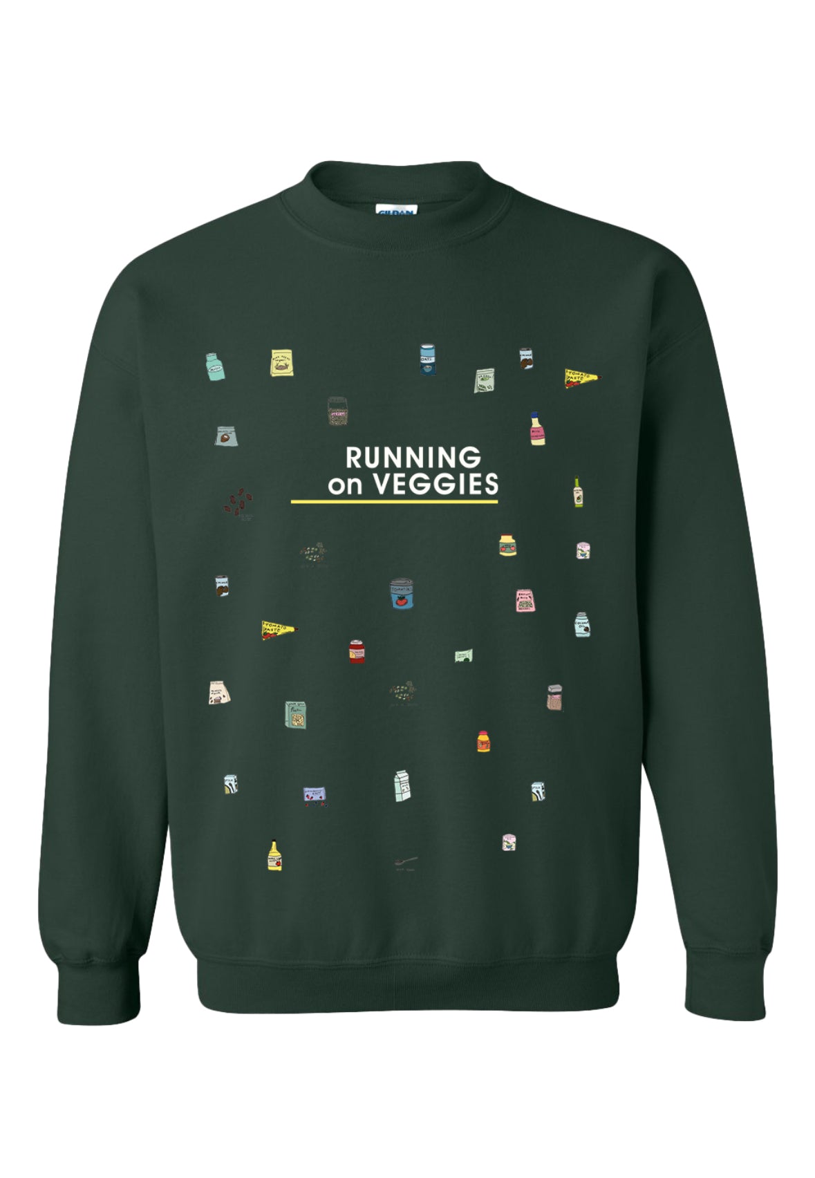 Running on Veggies Sweatshirt x Cookbook