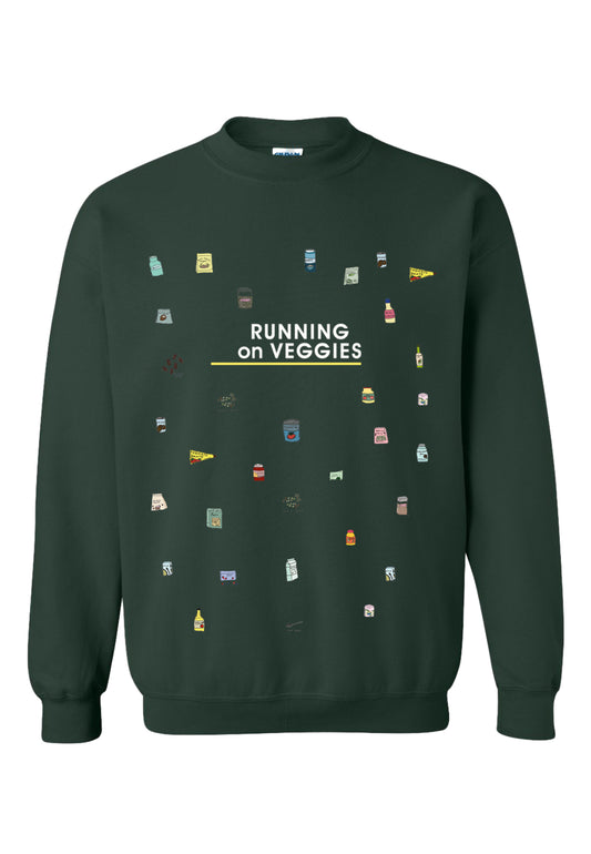 Running on Veggies Sweatshirt x Cookbook