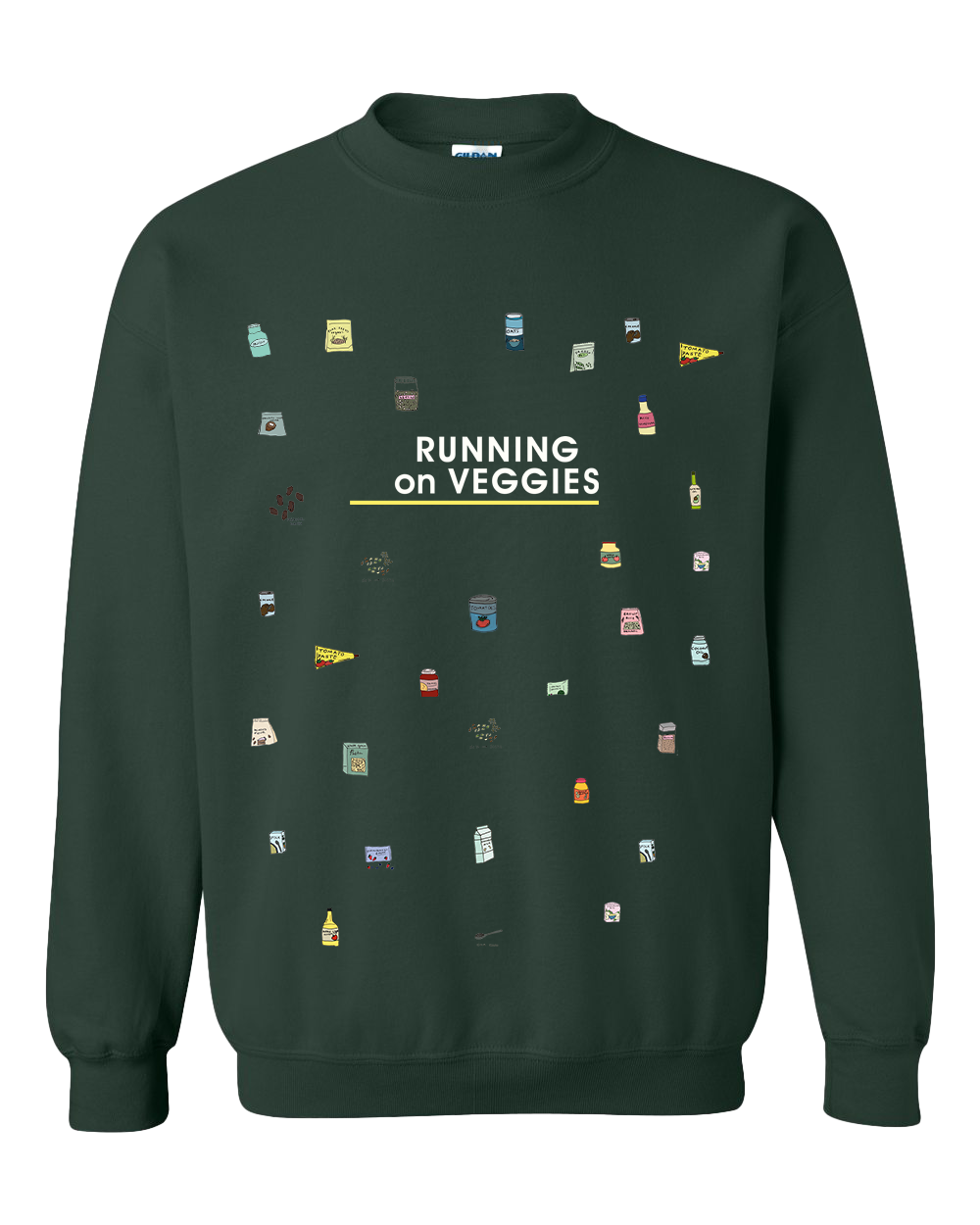 Running on Veggies Sweatshirt