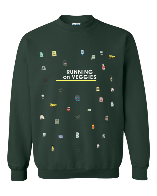 Running on Veggies Sweatshirt